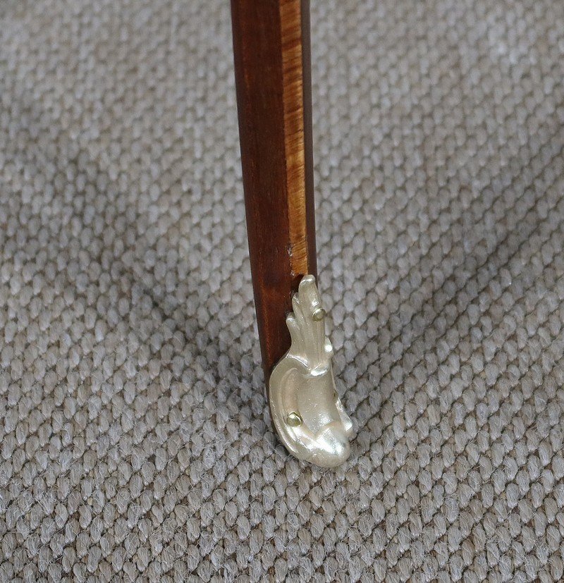 Elegant Small Kidney Table In Mahogany And Rosewood - Early Twentieth-photo-3