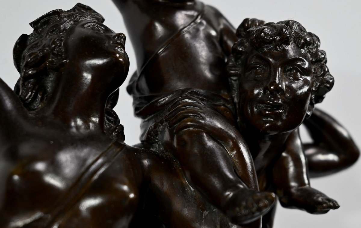 Bronze « L’enfance De Silène », D’après Clodion – 2ème Partie Du XIXe-photo-2