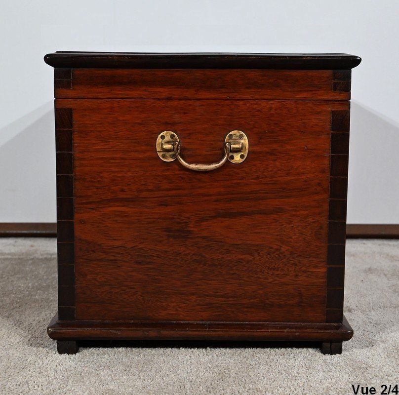 Teak Residence Chest, India - Late Nineteenth-photo-4