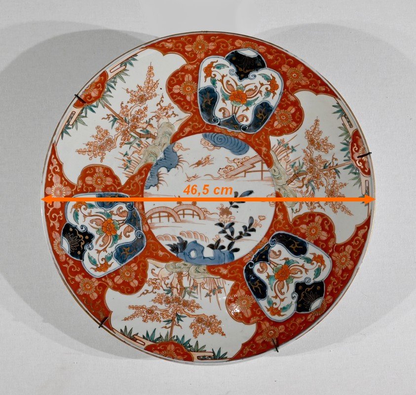 Important Plat En Porcelaine De Chine – Fin XIXe-photo-4