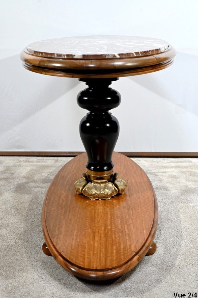 Important Mahogany Middle Table, Art Deco – Early 20th Century-photo-5