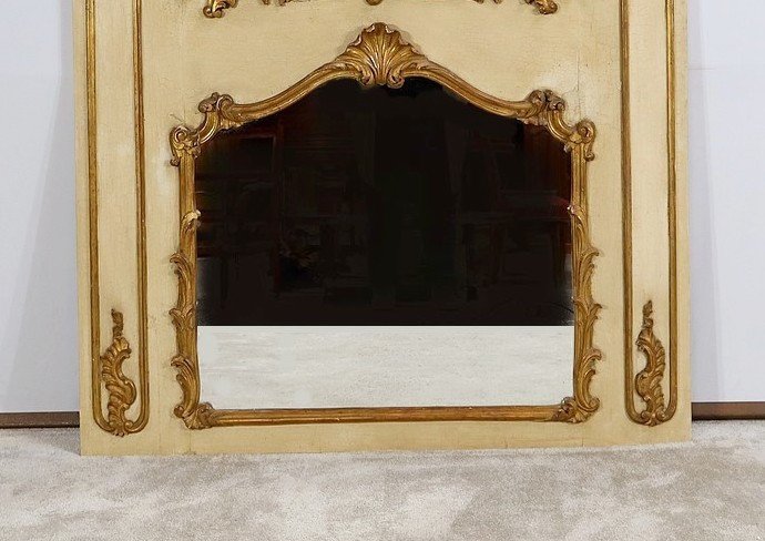Important Trumeau Mirror, Louis XV Style – Early 20th Century-photo-6