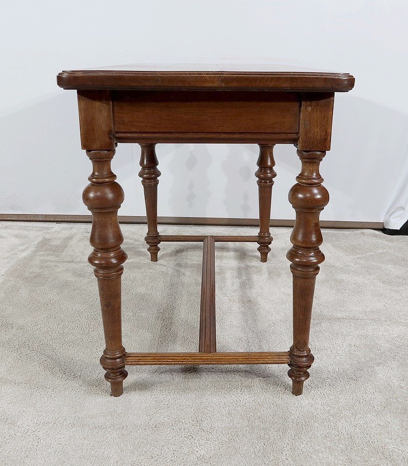 Small Oak Desk Table, Louis XIV Style - Late 19th Century-photo-3