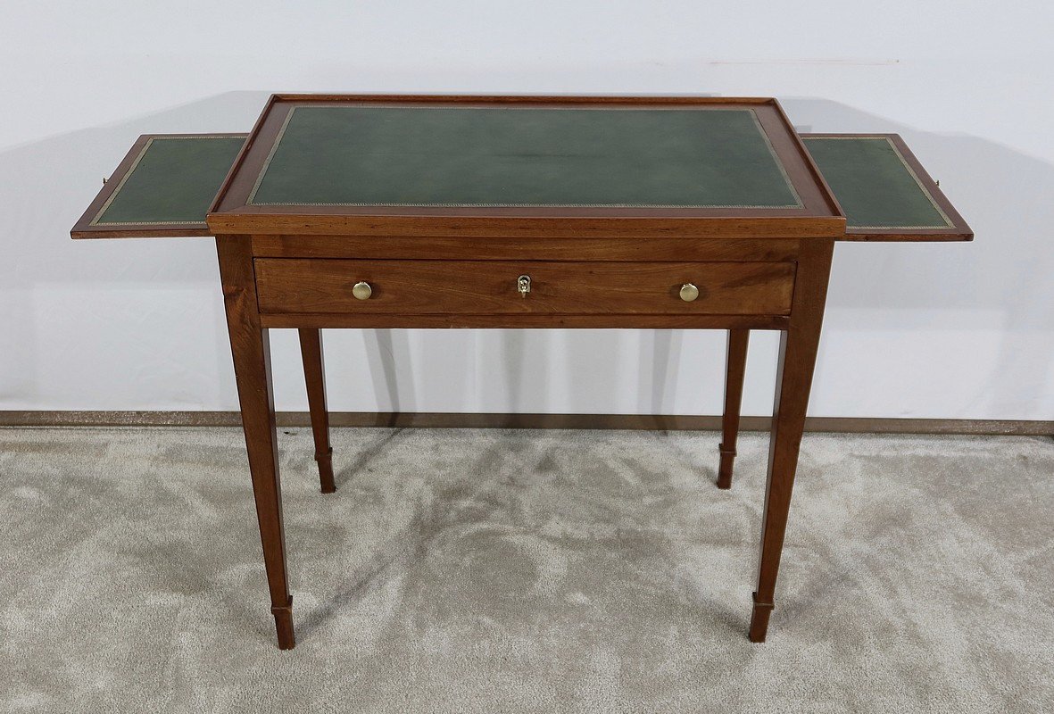 Small Mahogany Desk Table, Louis XVI Period - Late 18th Century-photo-2