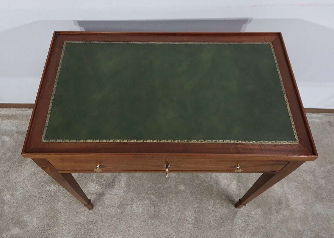 Small Mahogany Desk Table, Louis XVI Period - Late 18th Century-photo-4