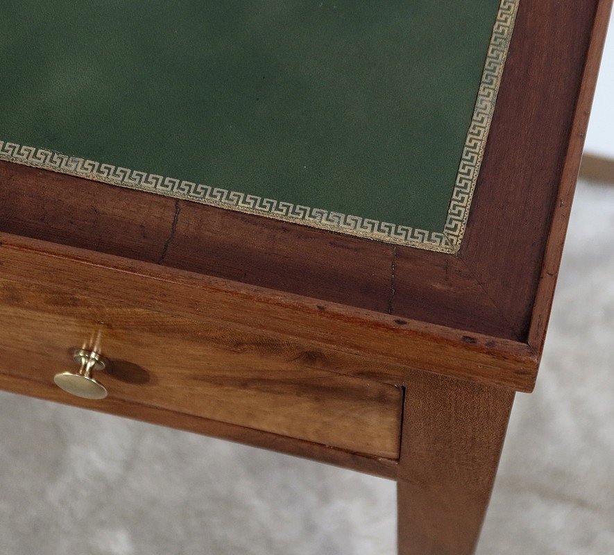 Small Mahogany Desk Table, Louis XVI Period - Late 18th Century-photo-1