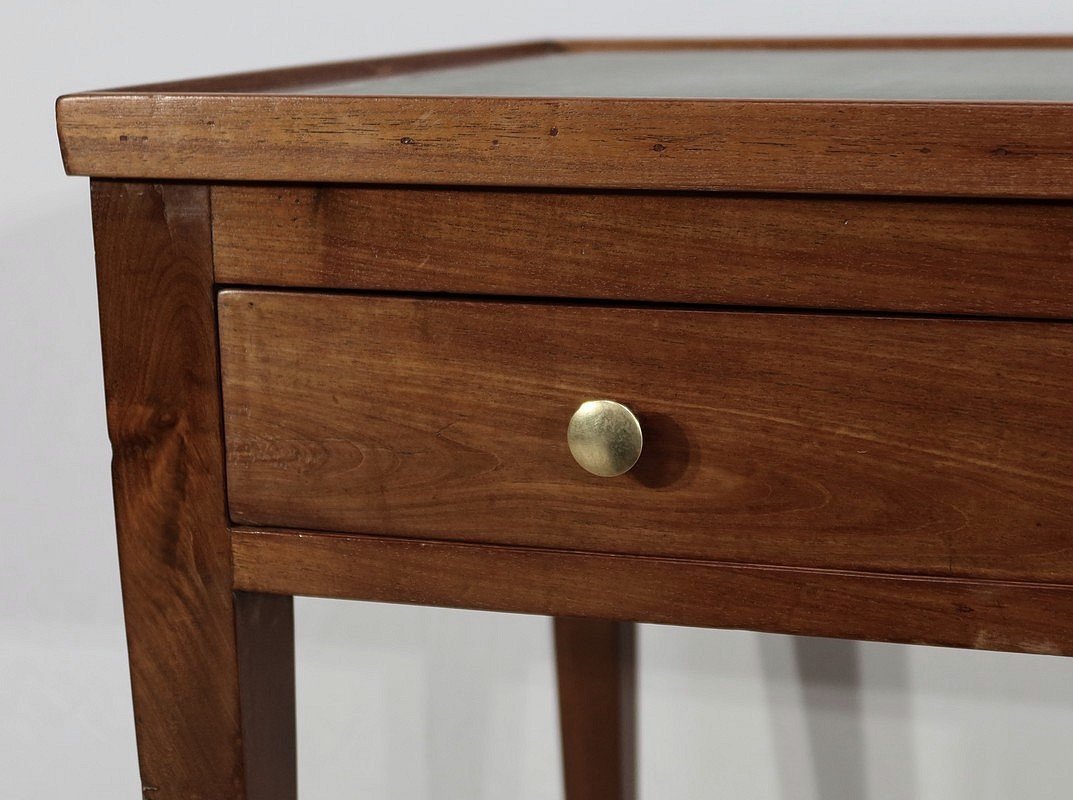 Small Mahogany Desk Table, Louis XVI Period - Late 18th Century-photo-5