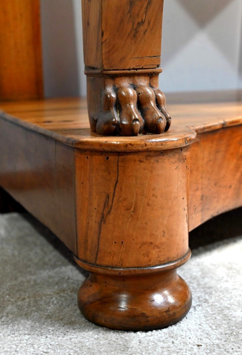 Petite Console De Propriété En Noyer, époque Restauration – Début XIXe-photo-2