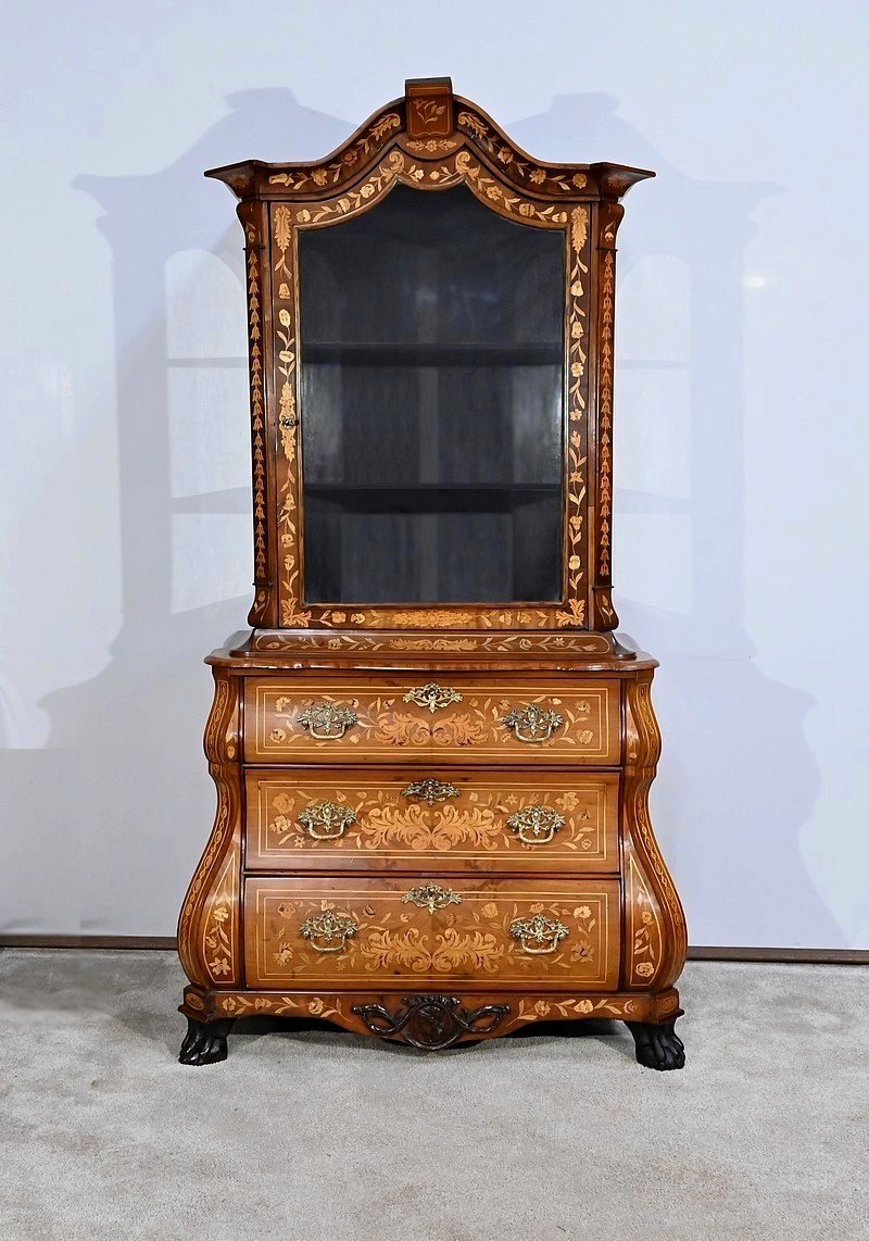 Rare Commode-vitrine Hollandaise -  xviiie