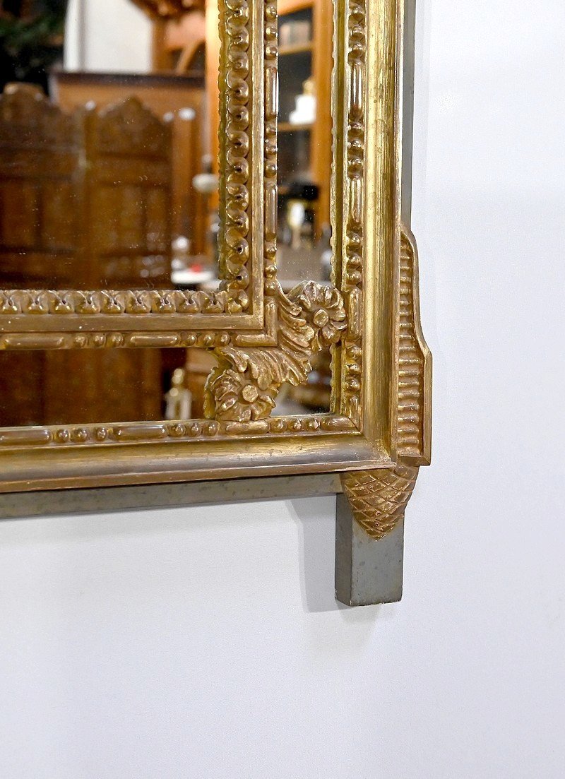 Miroir à Parcloses, Style Louis XVI - Fin XIXe-photo-6