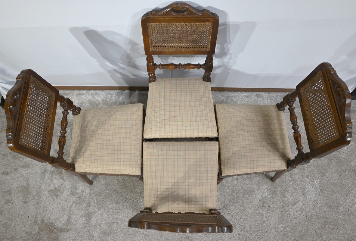 Suite Of 4 Oak Chairs, Louis Philippe Period – 2nd Part 19th-photo-2