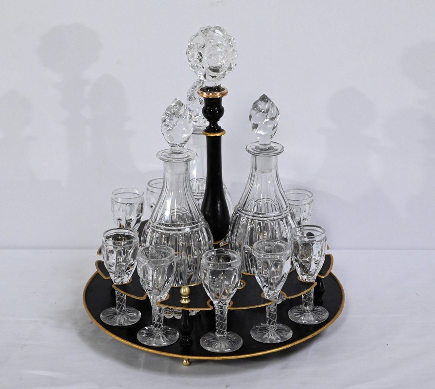 Bohemian Crystal Cabaret Service, Napoleon III Period - 2nd Part 19th