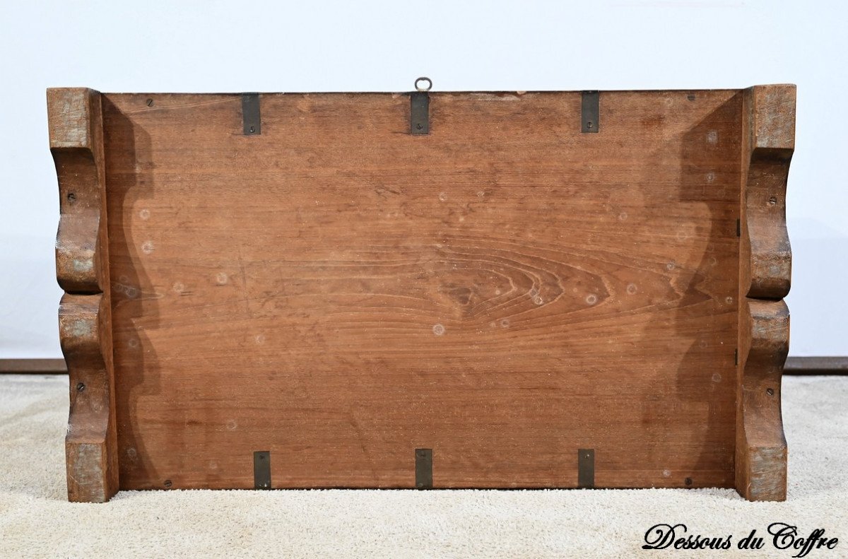 Teak Travel Trunk – Late 19th Century-photo-8