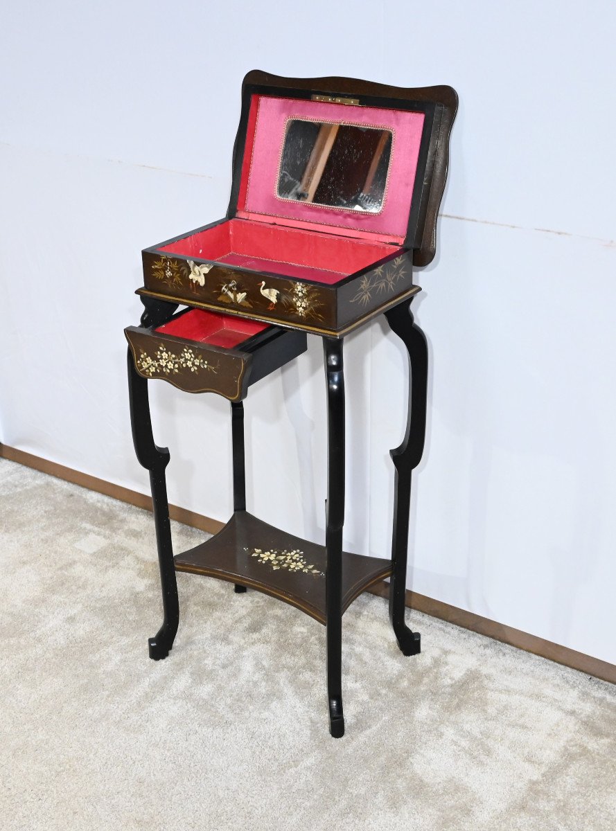 Small Table With Asian Decor – Late 19th Century-photo-3