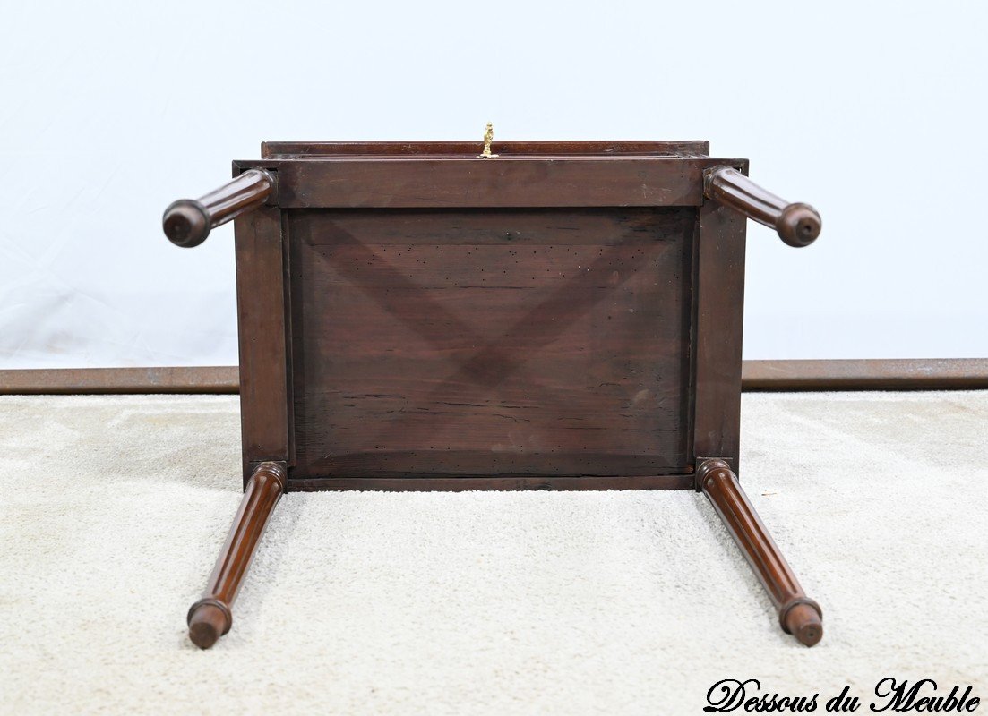 Small Chiffonniere Commode In Cuban Mahogany, Louis XVI Style – 1st Part 19th-photo-8