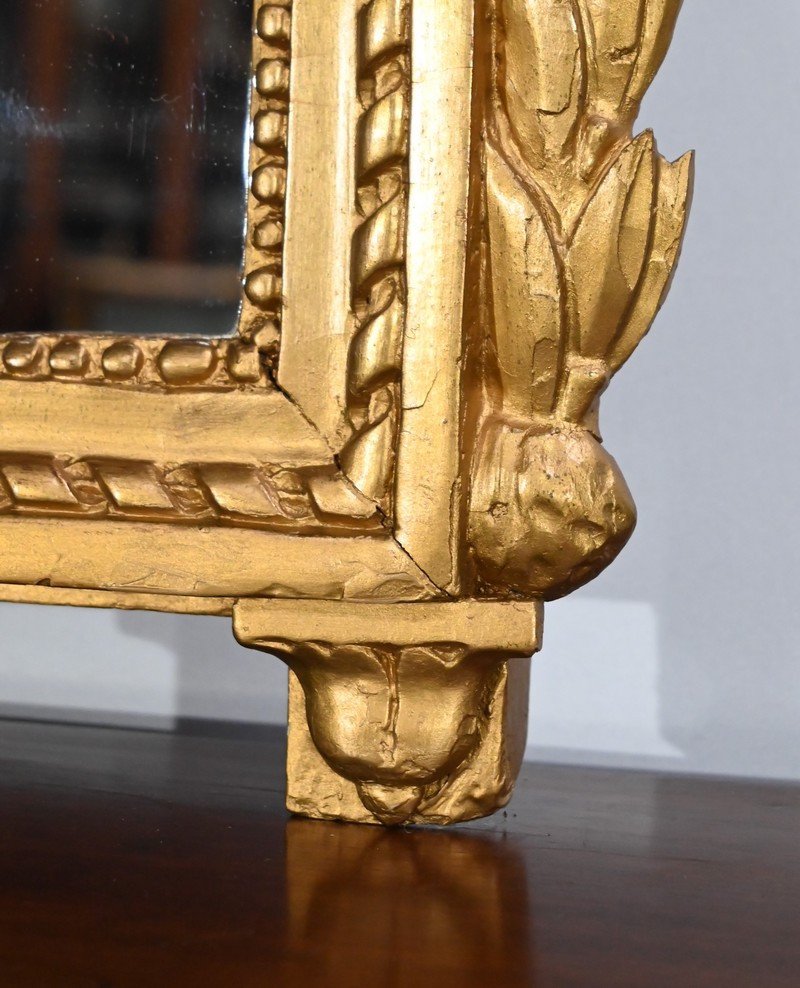 Mirror In Golden Wood, Louis XVI Style - 1st Part 19th-photo-4