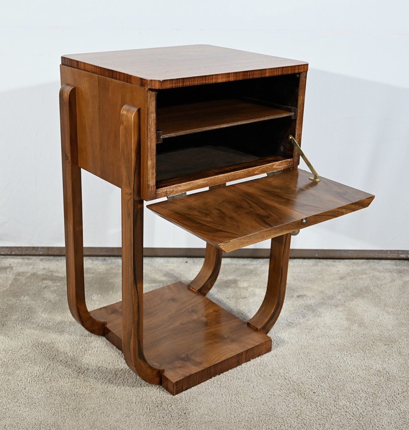 Small Walnut Table, Art Deco - 1930-photo-3