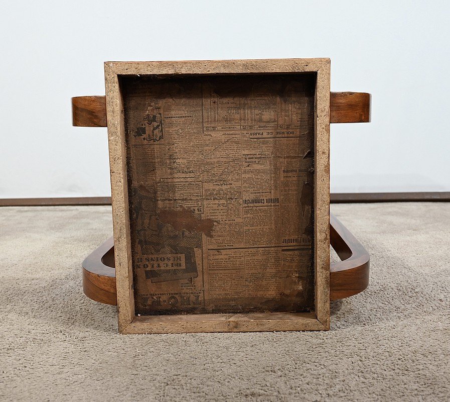 Small Walnut Table, Art Deco - 1930-photo-8