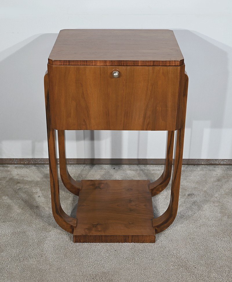 Small Walnut Table, Art Deco - 1930