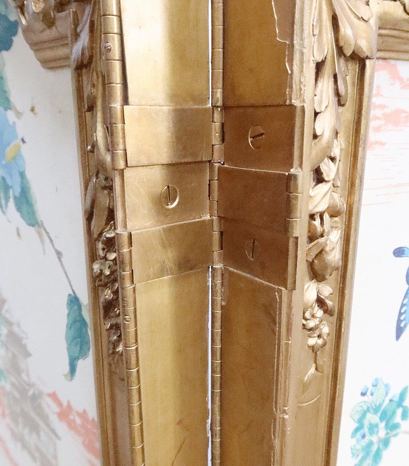 Screen In Silk And Golden Wood, Louis XV Style And Asian Decors – 2nd Part 19th-photo-6