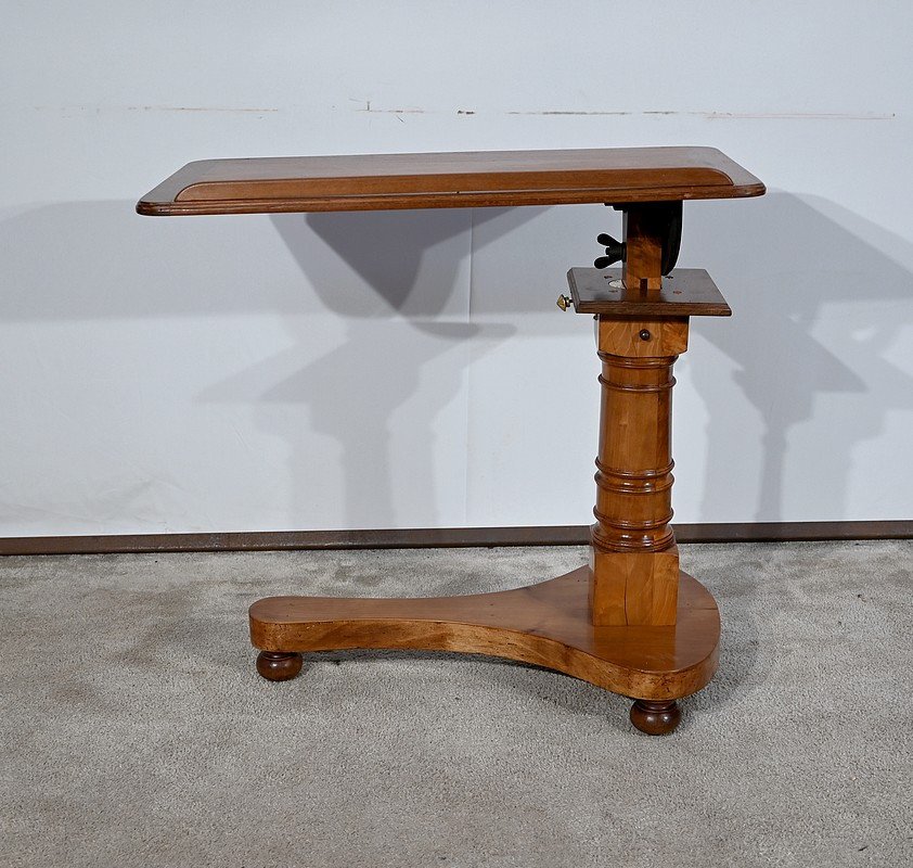 Sick Table Or Lectern In Solid Blond Mahogany – Mid-19th Century-photo-4