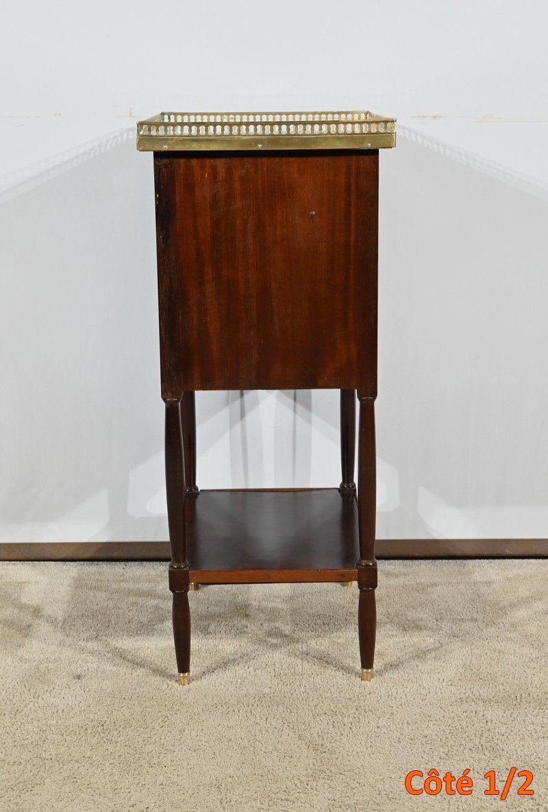 Small Mahogany Chiffonnière Living Room Table, Louis XVI – 18th Century-photo-4