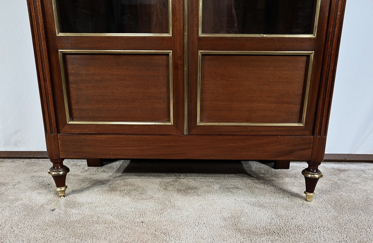 Small Mahogany Bookcase, Louis XVI Style – 2nd Half 19th Century-photo-4