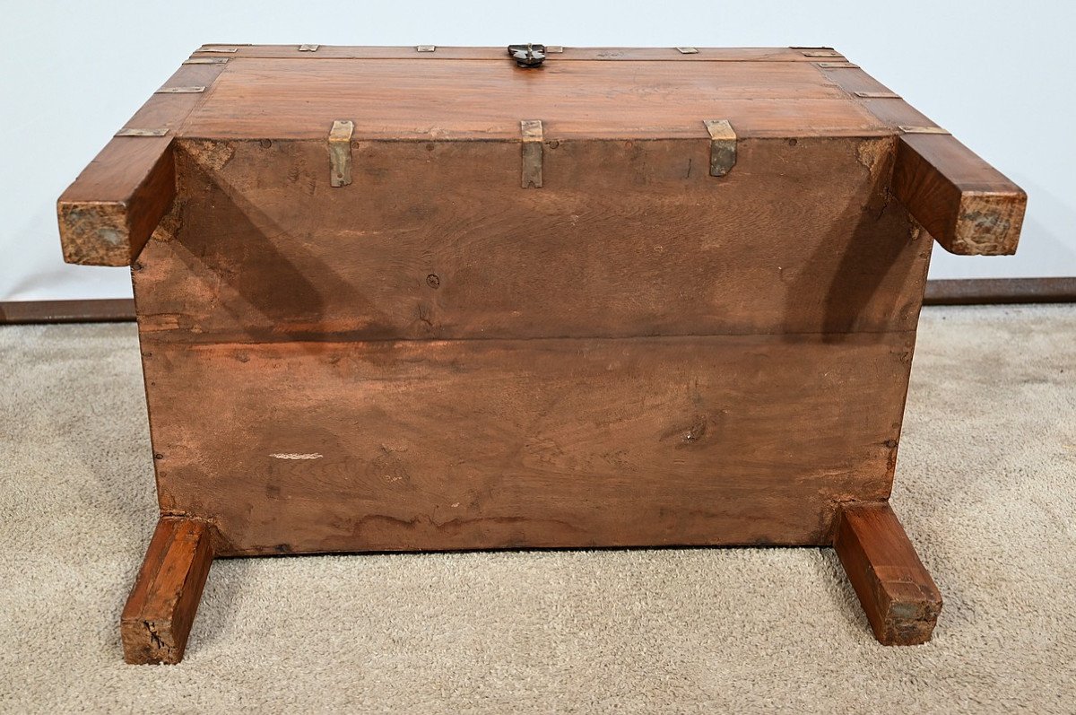 Solid Teak Chest – Late 19th Century-photo-8