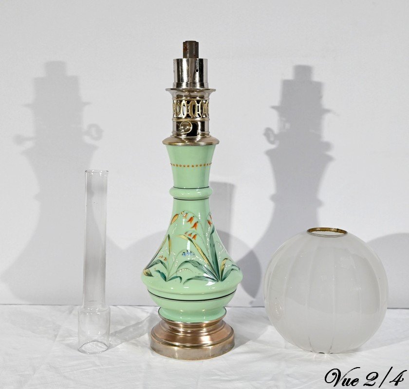 Ceramic Oil Lamp – Late 19th Century-photo-6