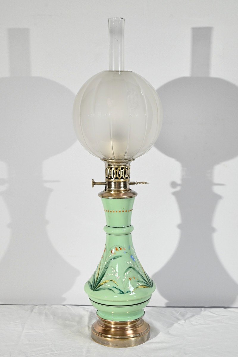 Ceramic Oil Lamp – Late 19th Century