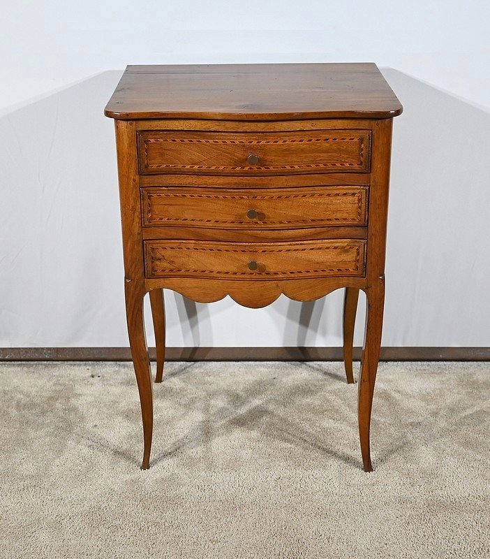 Small Chiffonniere Chest Of Drawers In Walnut, Louis XV Style – Late 19th Century-photo-2