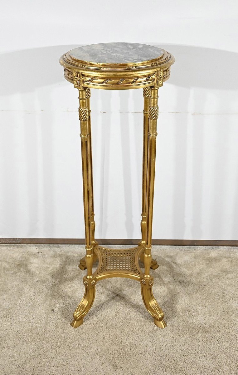 High Serving In Golden Wood, Louis XVI Style – 1920-photo-3