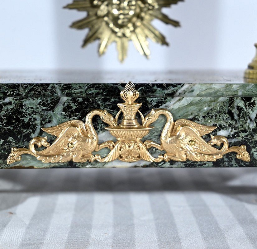 Important Fireplace Trim In Regulate And Marble – Late 19th Century-photo-4