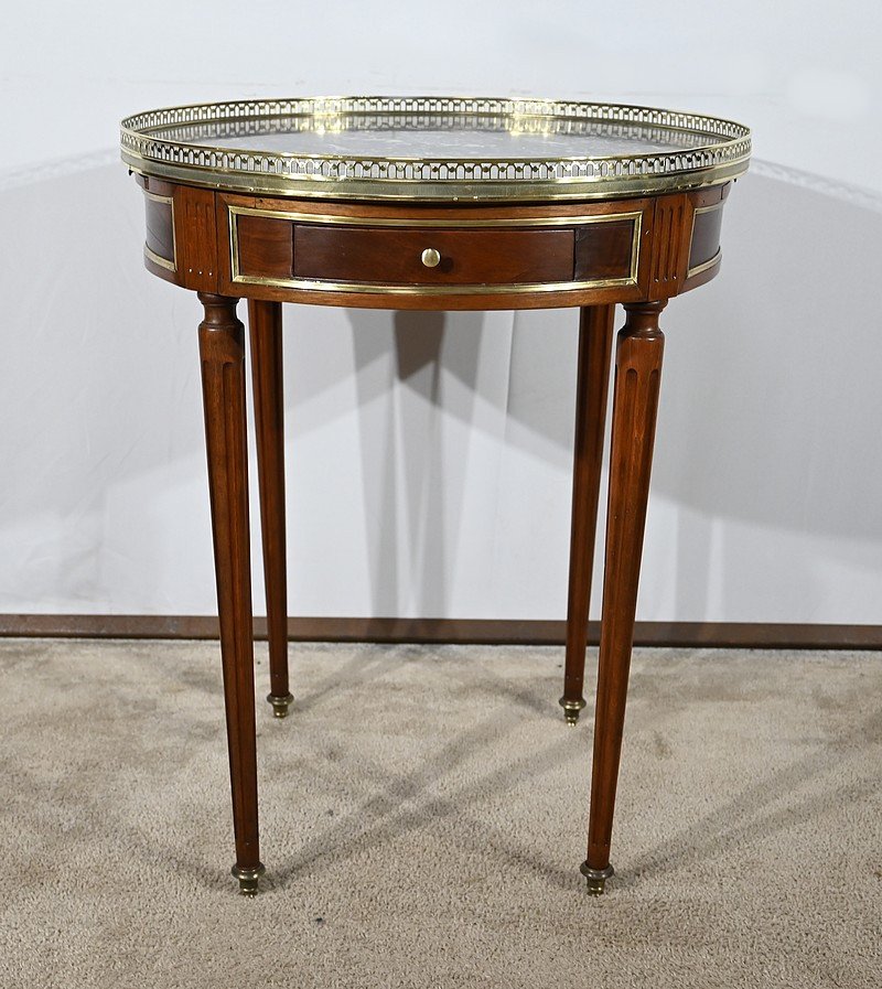 Table Bouillotte En Acajou, époque Louis XVI – XVIIIe-photo-4