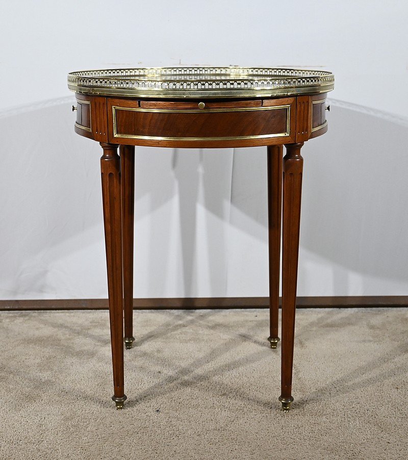 Table Bouillotte En Acajou, époque Louis XVI – XVIIIe-photo-1