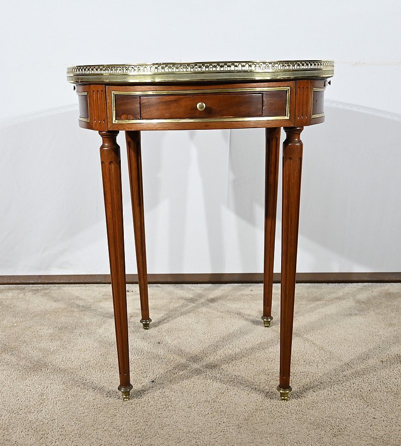 Table Bouillotte En Acajou, époque Louis XVI – XVIIIe-photo-2