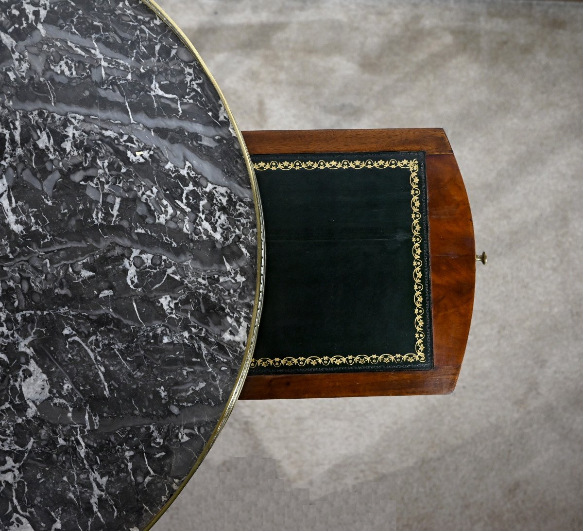 Table Bouillotte En Acajou, époque Louis XVI – XVIIIe-photo-6