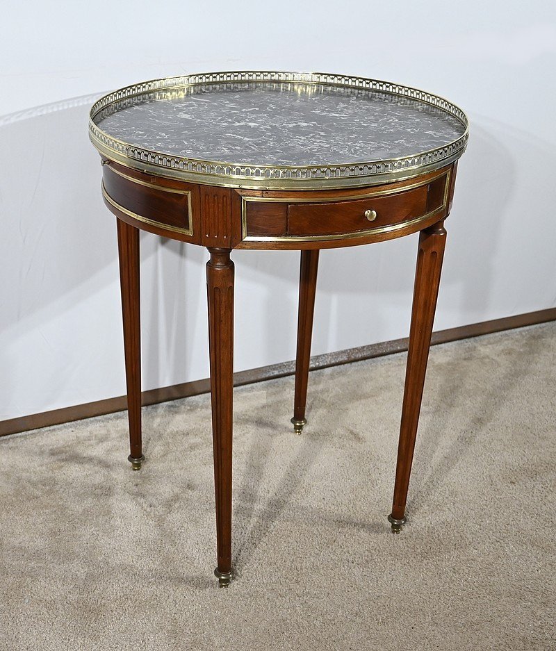 Table Bouillotte En Acajou, époque Louis XVI – XVIIIe