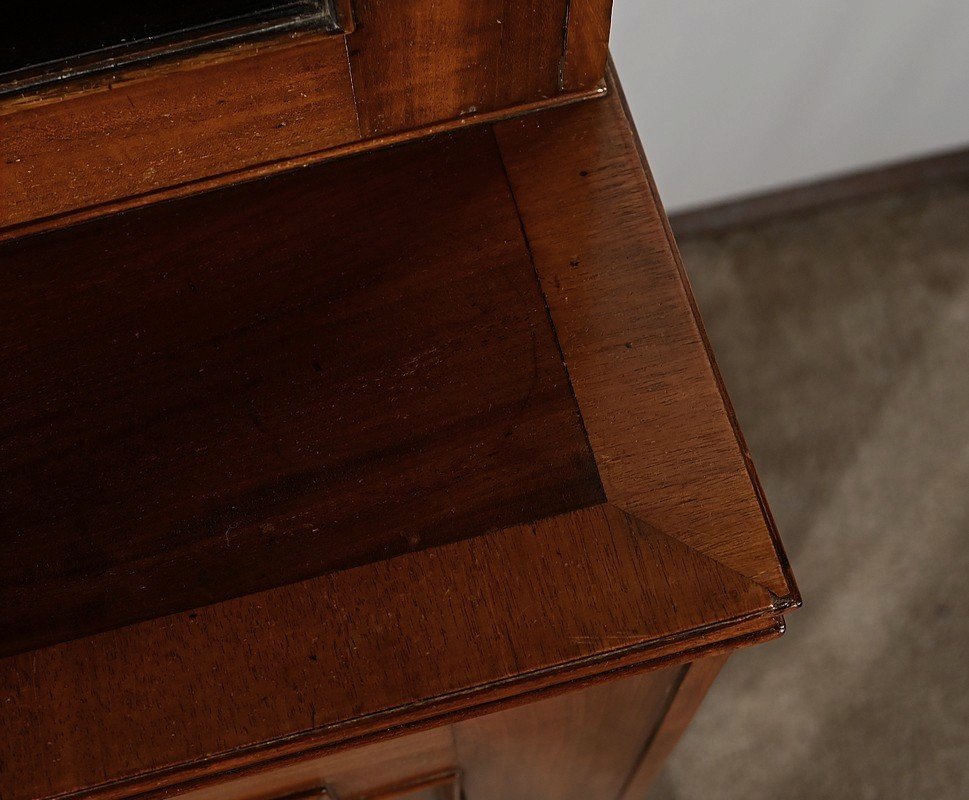 Narrow Two-body Mahogany Bookcase, Georgian Period, England – 1st Half Of The 19th Century-photo-3