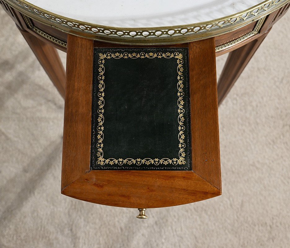 Mahogany Hot Water Bottle Table, Louis XVI Style – Mid-19th Century-photo-7