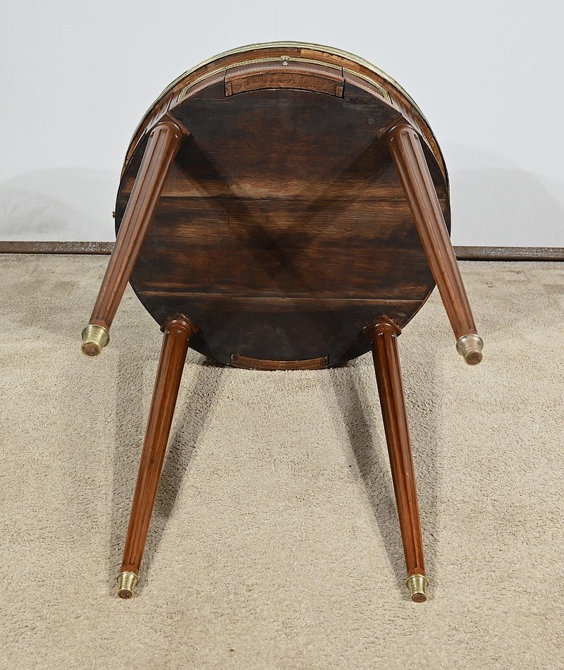 Mahogany Hot Water Bottle Table, Louis XVI Style – Mid-19th Century-photo-8