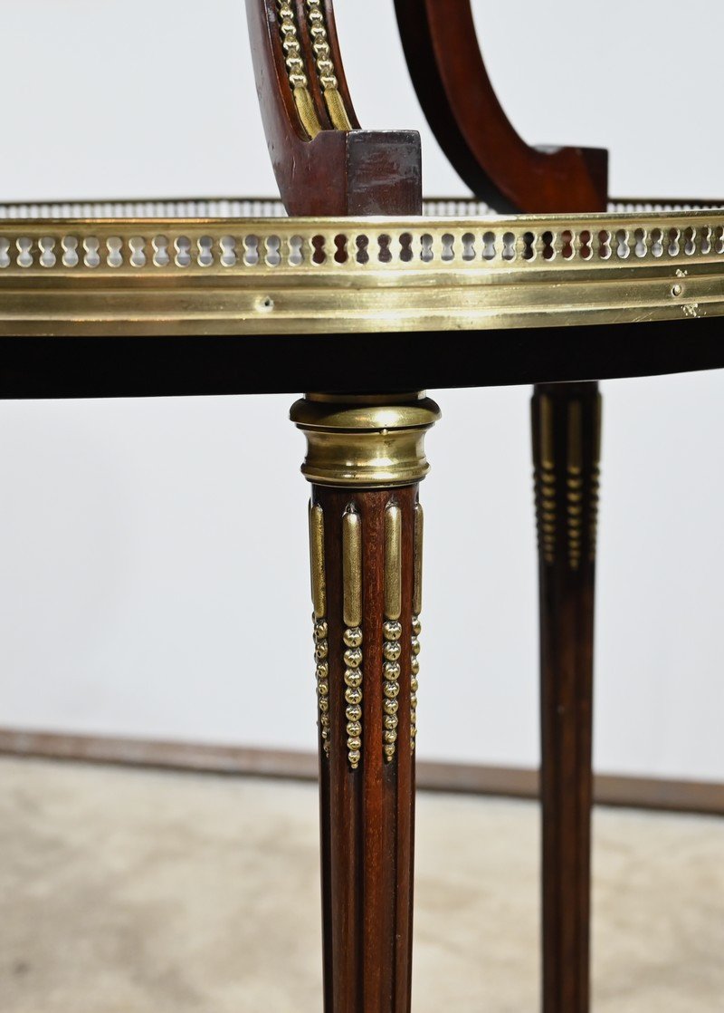 Rare Cuban Mahogany Serving Table, Louis XVI Style - 1st Part 19th-photo-2