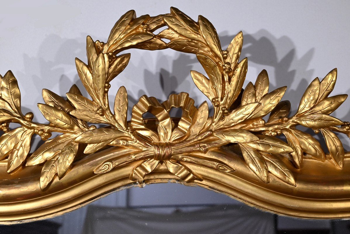 Mirror In Golden Wood, Louis XVI Style – 2nd Part 19th-photo-1