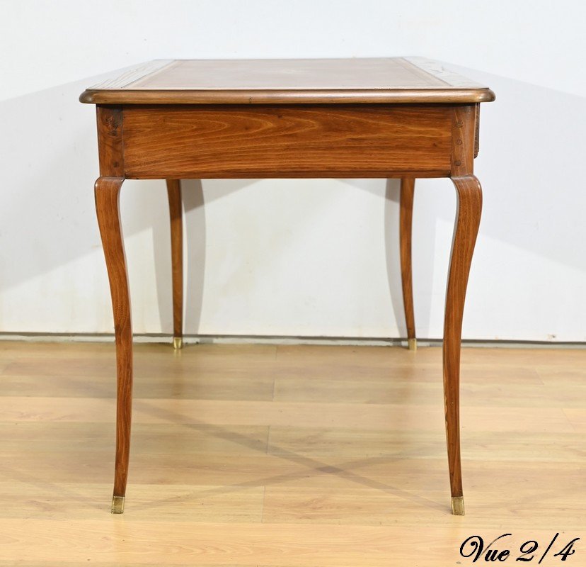 Desk Table In Ash And Acacia, Louis XV – 18th Century-photo-6