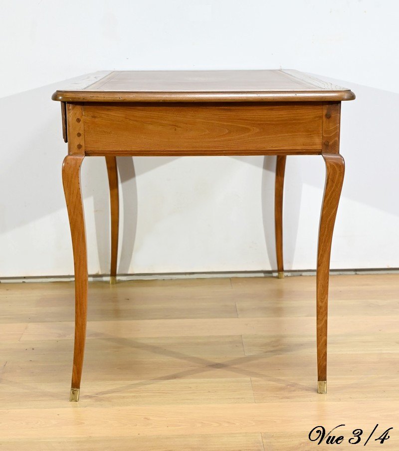 Table Bureau En Frêne Et Acacia, époque Louis XV – XVIIIe-photo-7