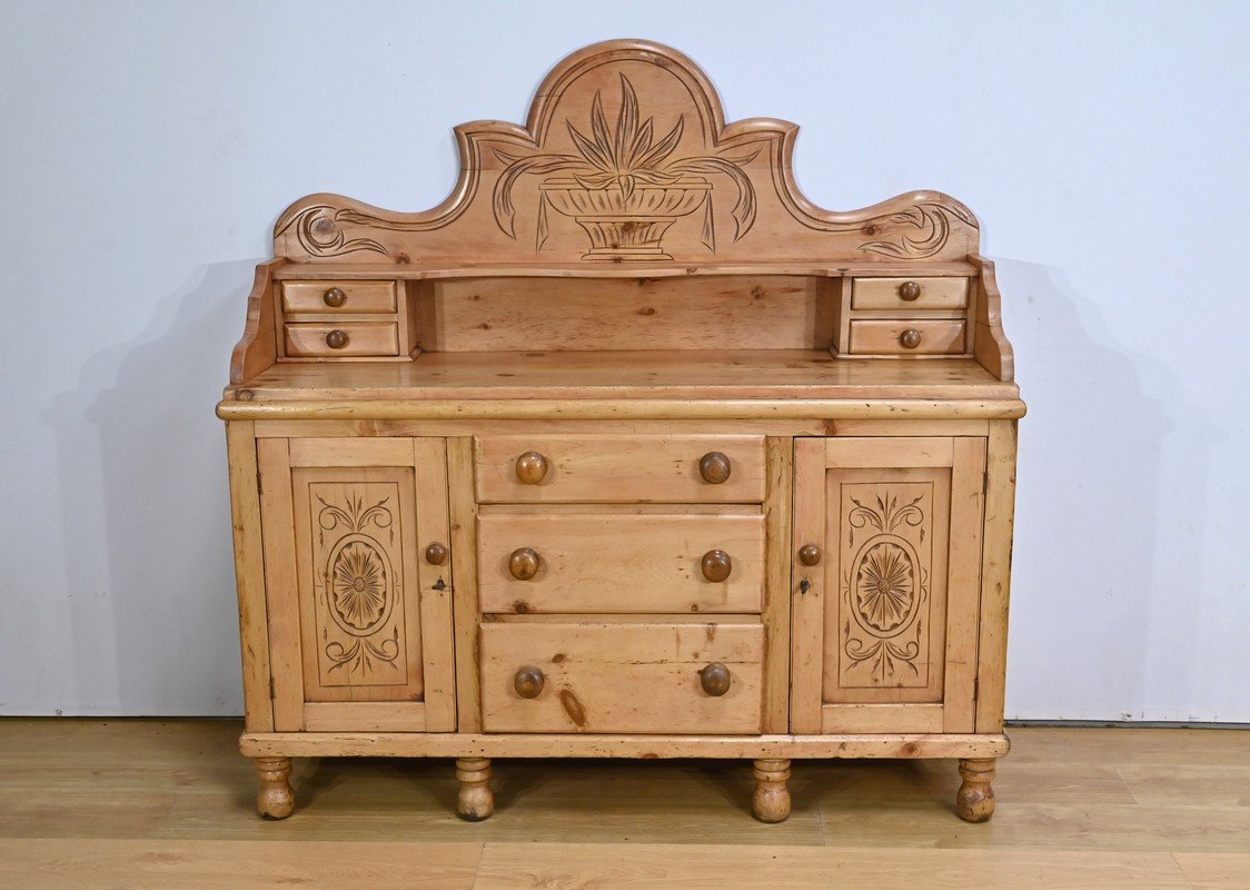 Buffet Enfilade En Pin, Pays De Galles - 1920