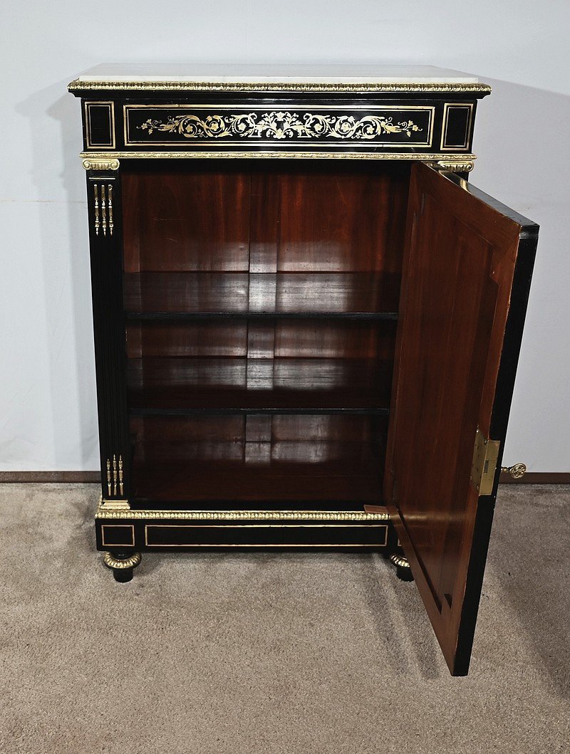 Blackened Pearwood Sideboard, Napoleon III Period – Mid-19th Century-photo-2