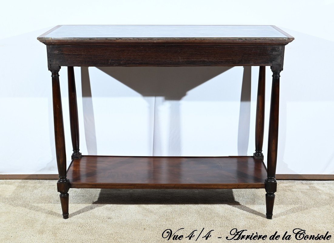 Mahogany Console, Louis XVI Period – 18th Century-photo-7