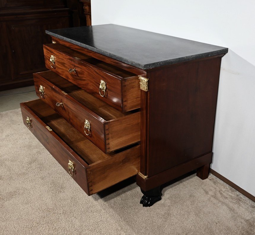 Mahogany Chest Of Drawers, "return From Egypt" Period - Early 19th Century-photo-2