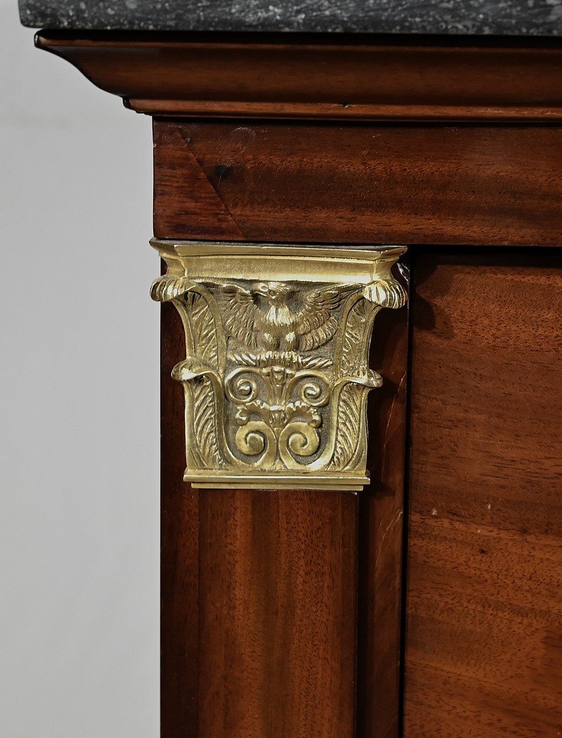 Mahogany Chest Of Drawers, "return From Egypt" Period - Early 19th Century-photo-4